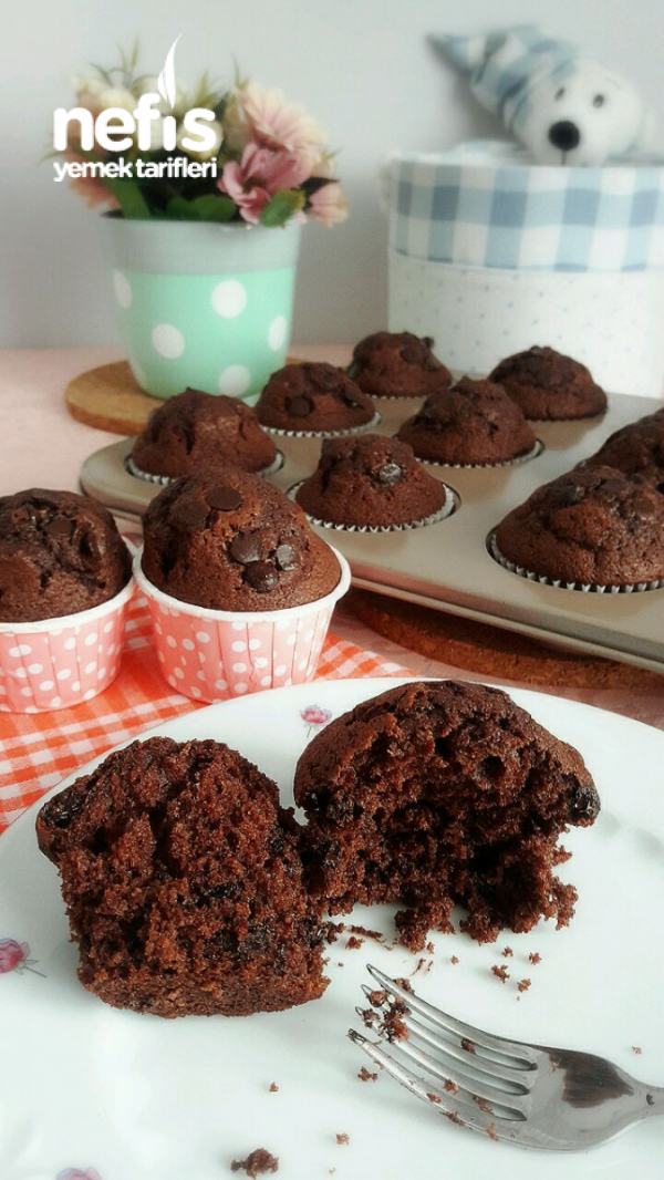 Çikolatalı Muffin (kabarma Garantili)