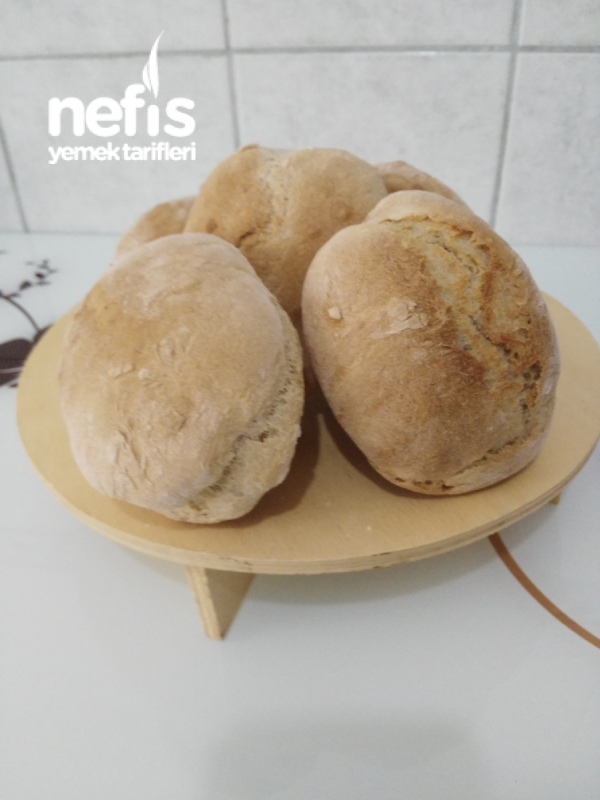 Evde Sağlıkli Tam Buğday Unlu Minik Ekmekler