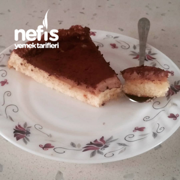 Tiramisu Tadinda Kahveli Muhallebili Tart Kek (nefis)