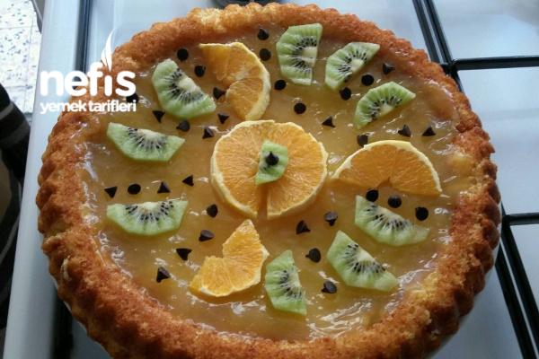 Portakal Jöleli Tart Kek Nefis Yemek Tarifleri