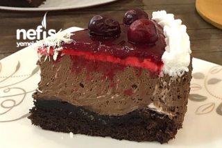 Köpük Çikolatalı Pasta (Mousse Kremalı) (videolu) Tarifi