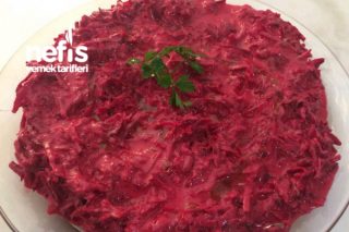 Yoğurtlu Kırmızı Pancar Salatası Tarifi