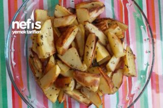 Elma Dilim Fırında Patates Tarifi