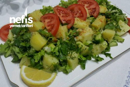 Ege Usulü Enfes Patates Salatası Tarifi