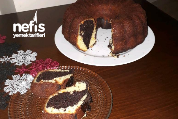 İki Renkli Kek Nefis Yemek Tarifleri 4385131