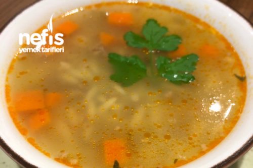 Kıymalı Şehriye Çorbası Tarifi Kıymalı Şehriye Çorbası Tarifi