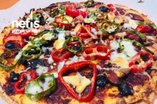 Fit Pizza (Glutensiz, Düşük Karbonhidratlı ) Tarifi