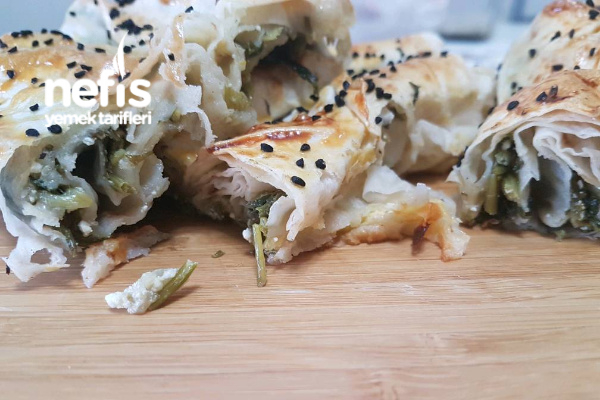 Ispanaklı-Peynirli Kol Böreği (Videolu)