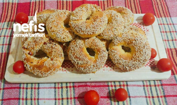 Kaşarlı Tombik Simit Poğaça(dışı Çıtır İçi Yumusak)