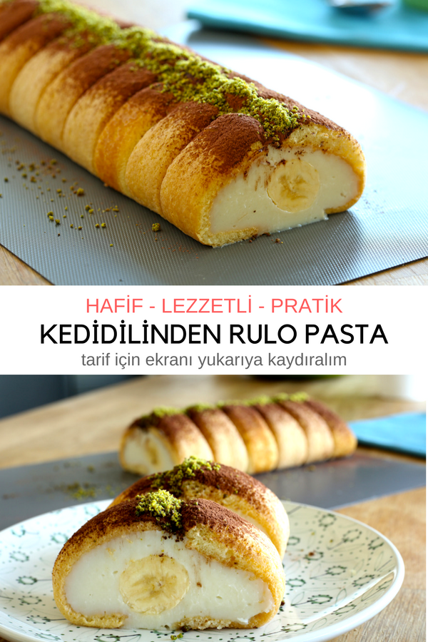Kedidili Bisküviyle Rulo Pasta Kedidili Bisküviyle Rulo Pasta