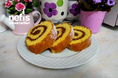 Nefis Elmalı Rulo Kek Nefis Yemek Tarifleri kezbanın lezzet dünyası