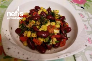 Meksika Fasulyesi (Kidney Bean) Salatası Tarifi