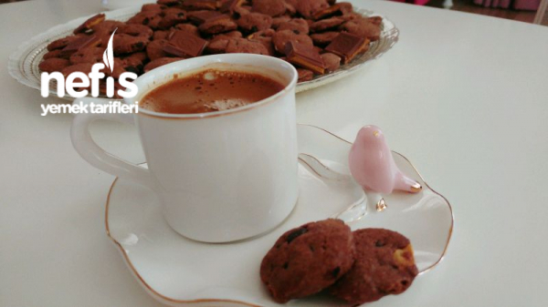 Damla Çikolatalı Ufak Tefek Kurabiyeler(kahve Yanına Harika Lezzet)