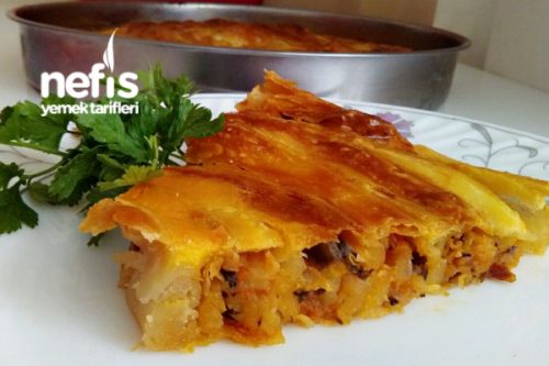 Ispanaklı-Patatesli Börek (El Açması) Tarifi