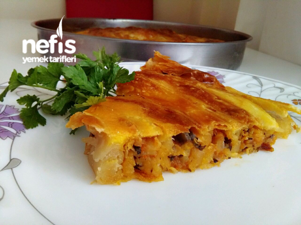 Ispanaklı-Patatesli Börek (El Açması)