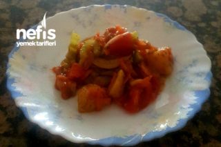 Rengarenk Patates Salatası Tarifi