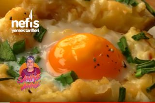Yumurtalı Çanak Patates (videolu) Tarifi