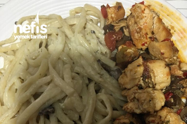 Pesto Soslu Mantarlı Makarna - Nefis Yemek Tarifleri