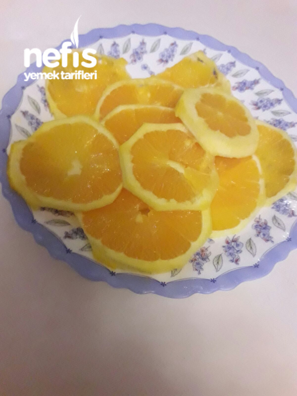 Portakal Jöleli Limonlu Kek Nefis Yemek Tarifleri