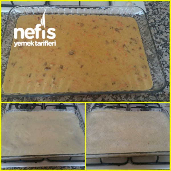 Muhallebili Havuçlu Cevizli Üzümlü Kek Nefis Yemek Tarifleri