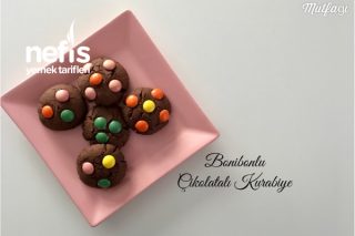 Bonibonlu Çikolatalı Kurabiye Tarifi