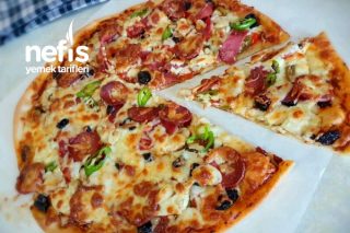 İtalyan Hamur Nefis Pizza Tarifi