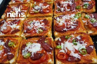 Tost Ekmeğinden Pizza Tarifi