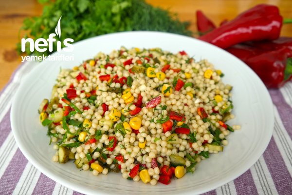 Kuskus Salatası Nasıl Yapılır? (videolu)