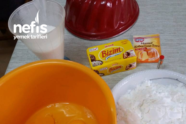 Acıbadem Aromalı Nişastalı Kek Nefis Yemek Tarifleri