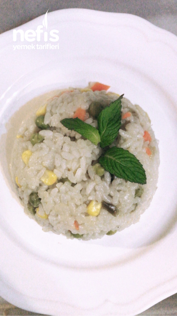 Patlıcanlı Sebzeli Pirinç Pilavı