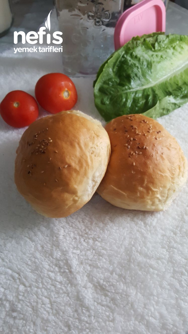 Evde Hamburger Ekmeği Yapımı (Pamuk gibi) Nefis Yemek Tarifleri