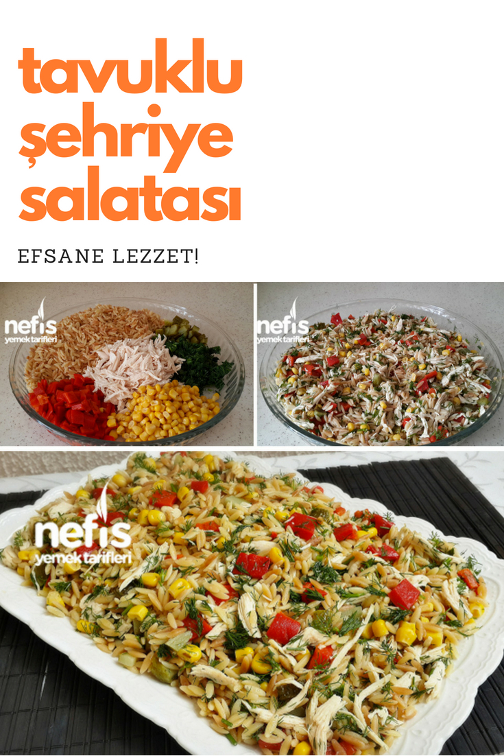 Tavuklu Arpa Şehriye Salatası Videosu Tavuklu Arpa Şehriye Salatası Videosu