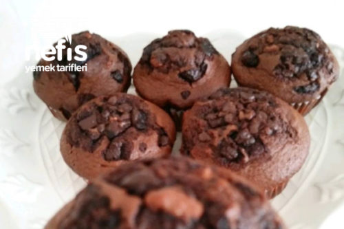 Çikolatalı Fındıklı Muffin Kek Tarifi