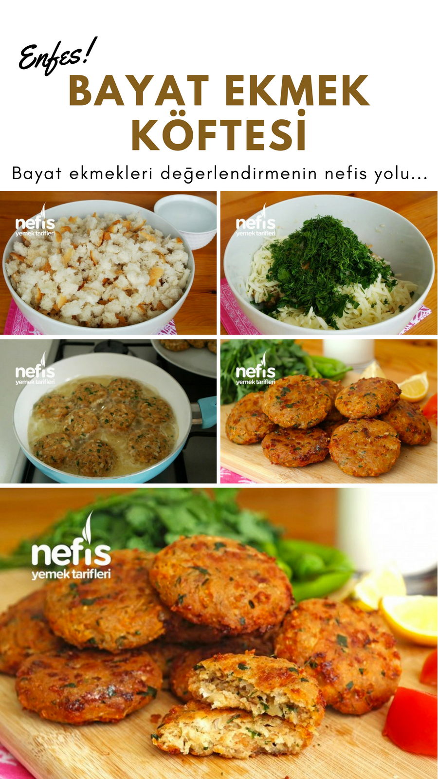 Bayat Ekmek Köftesi Tarifi Videosu Bayat Ekmek Köftesi Tarifi Videosu