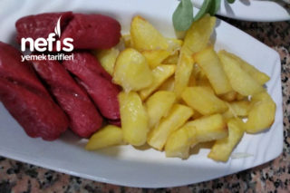Fırında Patates Sosis Kızartması Tarifi