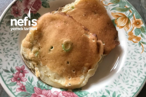 Bebişler İçin Yeşil Soğanlı Pancake (12+) Tarifi