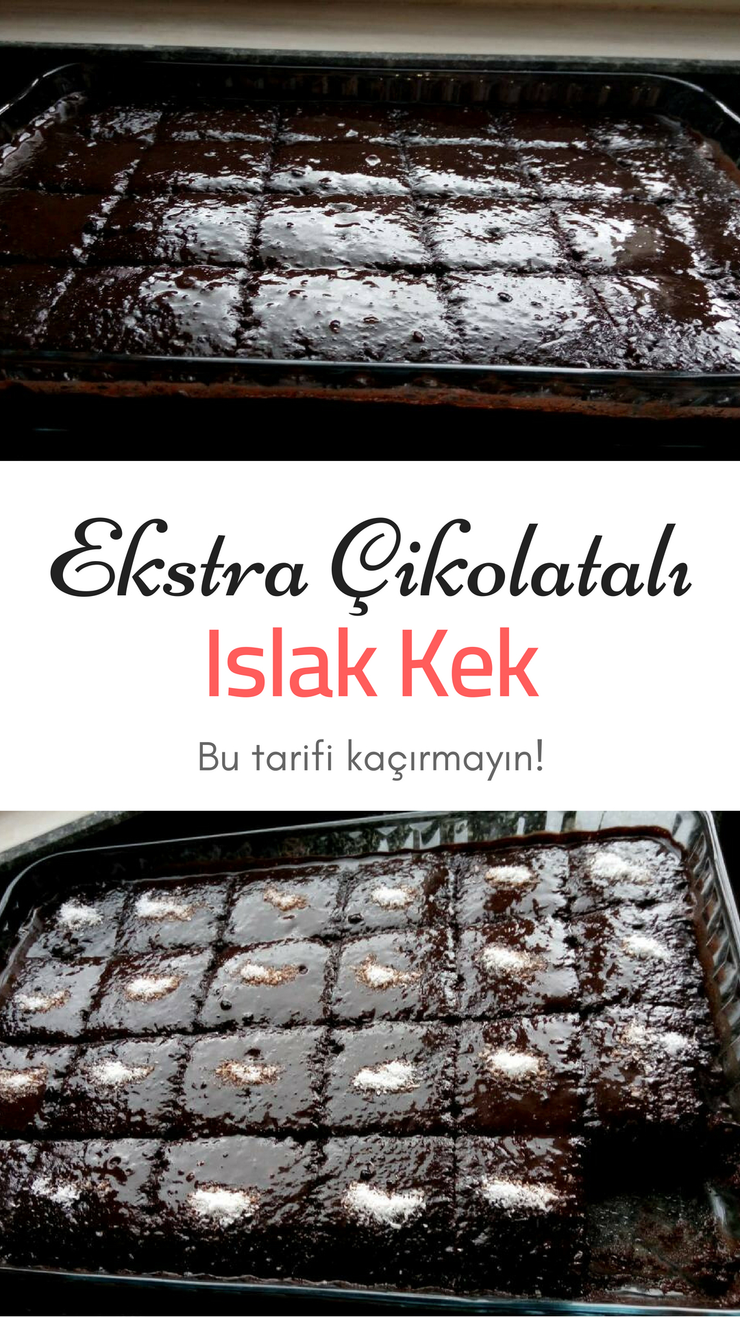 Çikolatalı Islak Kek Çikolatalı Islak Kek