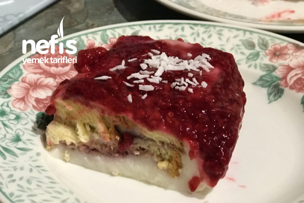 Frambuazlı Brioş Pasta (Raspberry Brioche Cake)