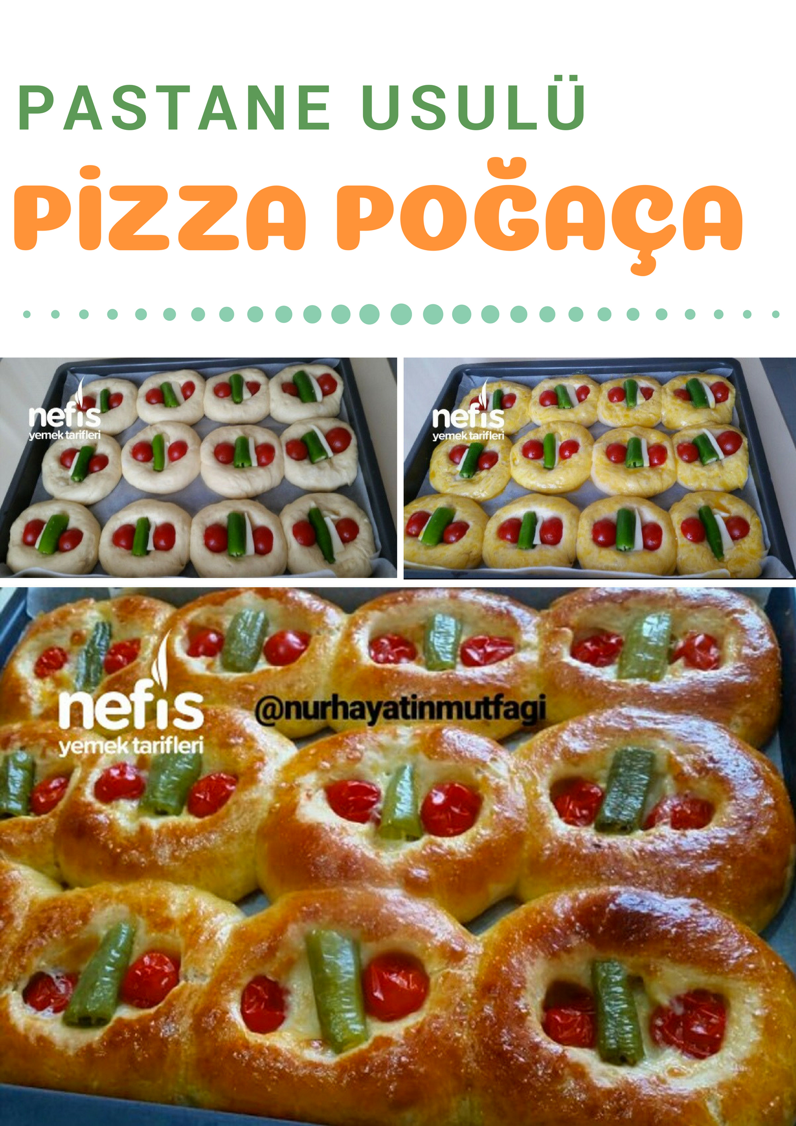 Pizza Poğaca Pizza Poğaca