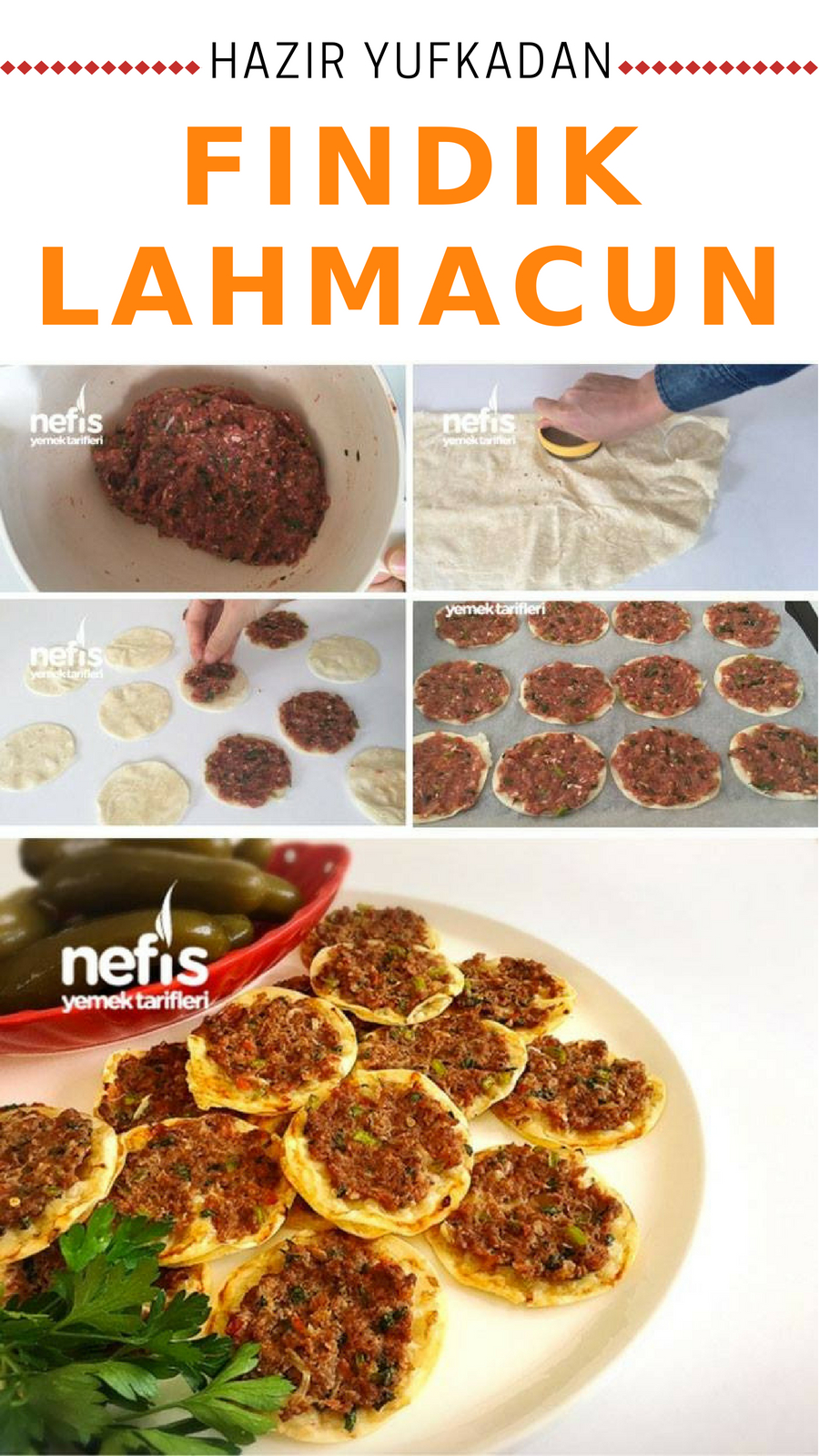 Yufkadan Fındık Lahmacun Videosu Yufkadan Fındık Lahmacun Videosu