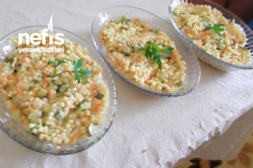 Havuçlu Yoğurtlu Kuskus Salatası Tarifi Videosu Havuçlu Yoğurtlu Kuskus Salatası Tarifi Videosu