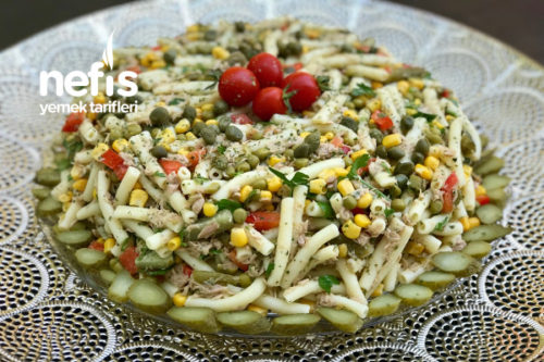 Ton Balıklı Makarna Salatası (Efsane Lezzet) Tarifi