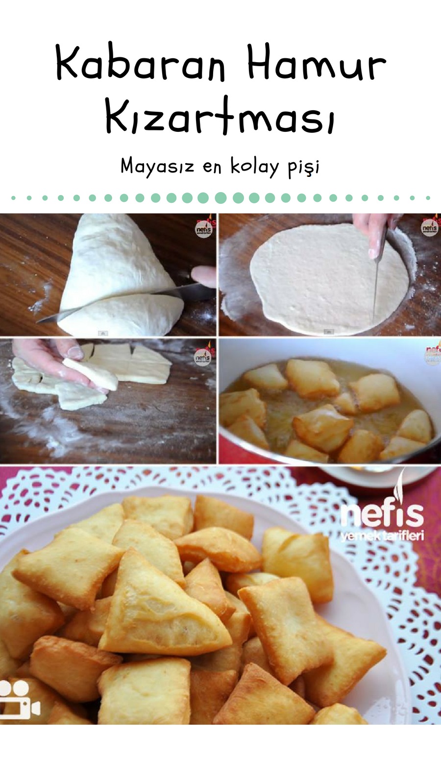 Mayasız Pişi (Mayasız Hamur Kızartması) Mayasız Pişi (Mayasız Hamur Kızartması)