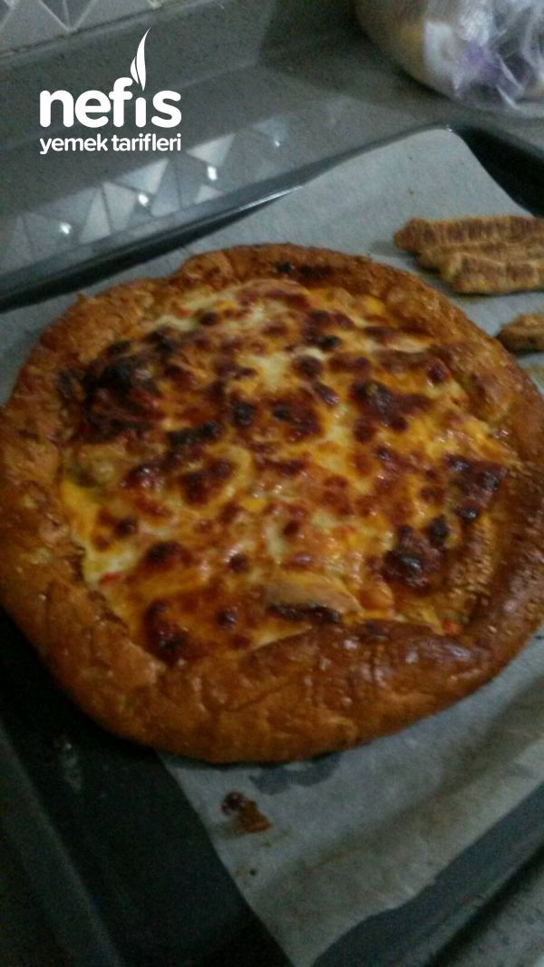 Ramazan Pidesinden Pizza (Bayat Ekmekleri Değerlendirelim) Nefis