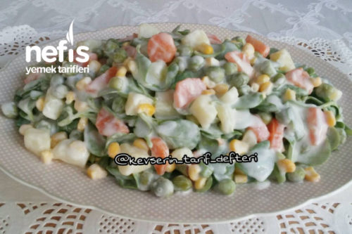 Ferah Garnitürlü Semizotu Salatası Tarifi