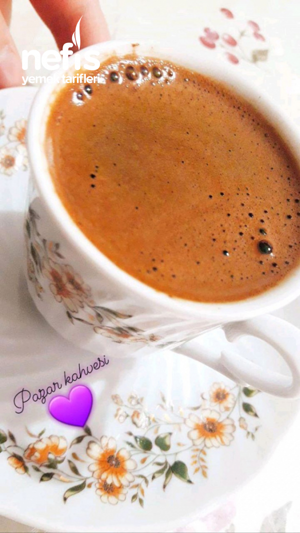 Köpüklü Türk Kahvesi (orta Şekerli)