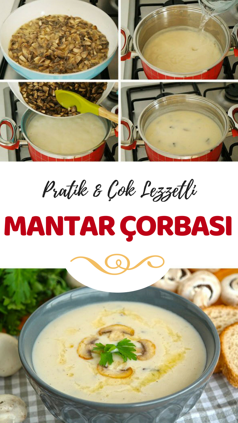 Mantar Çorbası Tarifi Videosu Mantar Çorbası Tarifi Videosu