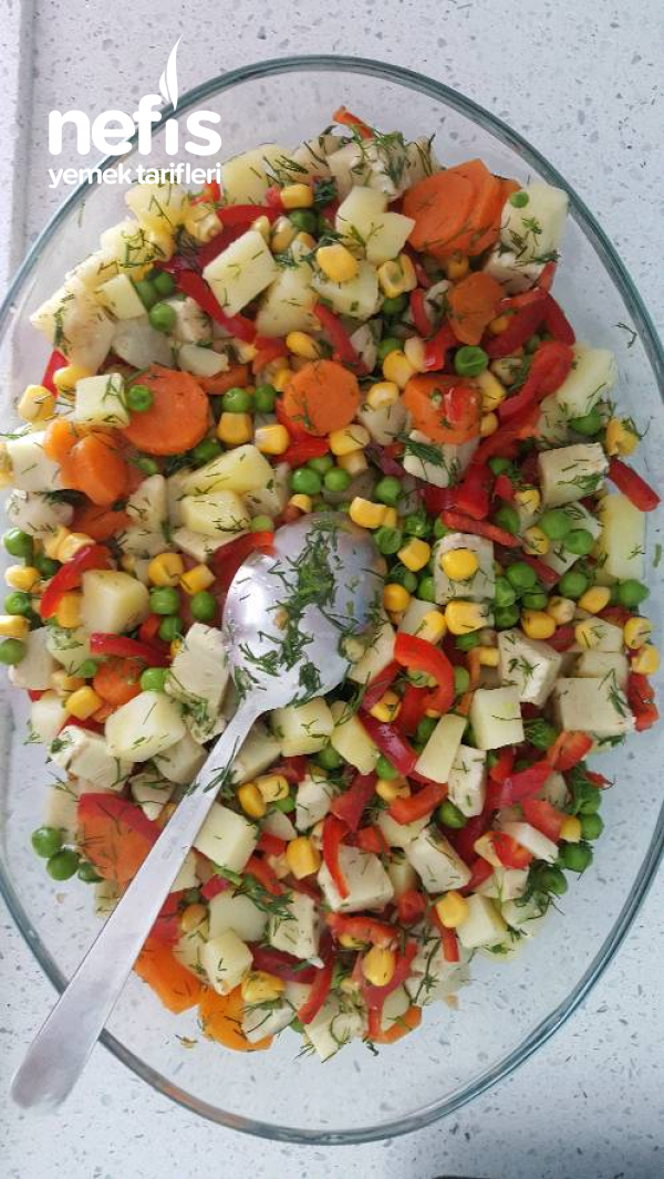 Rengarenk Enginar Salatası