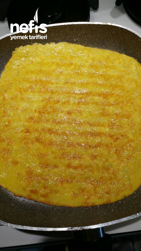 Patatesli Peynirli Omlet