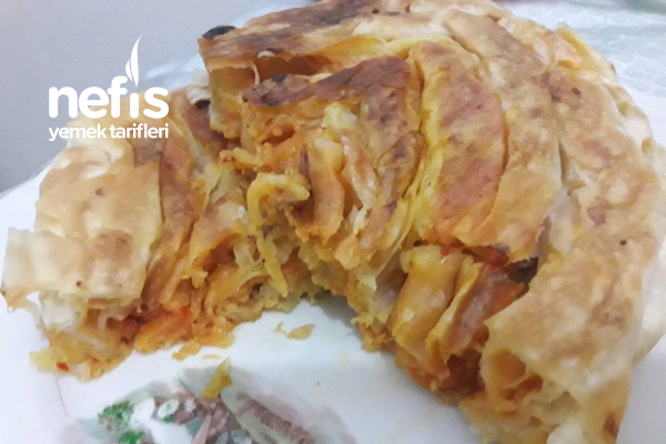 Patatesli Rulo Börek ( Tavada)